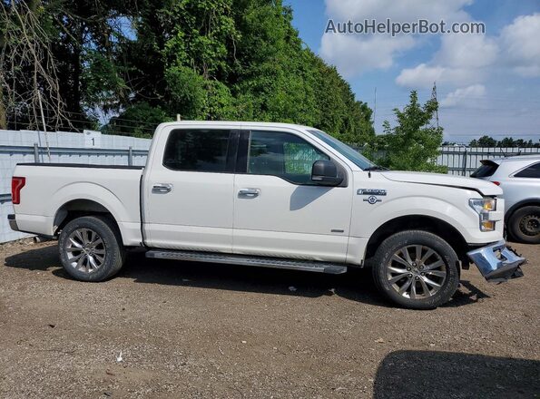 1FTEW1EG1HFC62425 2017 FORD F150 White Przód prawy