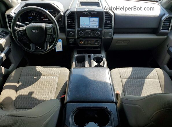 1FTEW1EG1HFC62425 2017 FORD F150 White Widok deski rozdzielczej