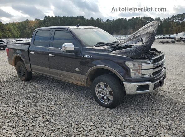 1FTEW1EG1JFA27562 2018 FORD F150 Burgundy Przód prawy