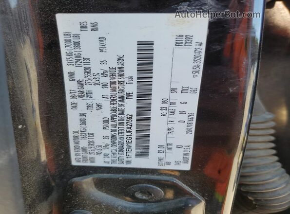 1FTEW1EG1JFA27562 2018 FORD F150 Burgundy Widok komory silnika