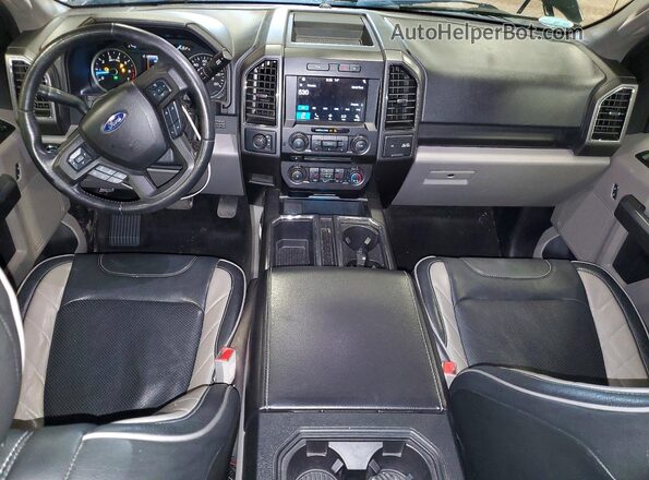 1FTEW1EG1JFB25832 2018 FORD F150 Black Vista del salpicadero