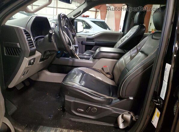1FTEW1EG1JFB25832 2018 FORD F150 Black Vista interior delantera