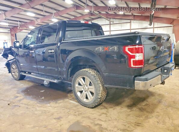 1FTEW1EG1JFB25832 2018 FORD F150 Black Trasero izquierdo