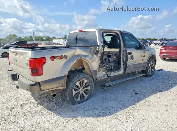1FTEW1EG1JFB57857 2018 FORD F150 Gold Trasero derecho