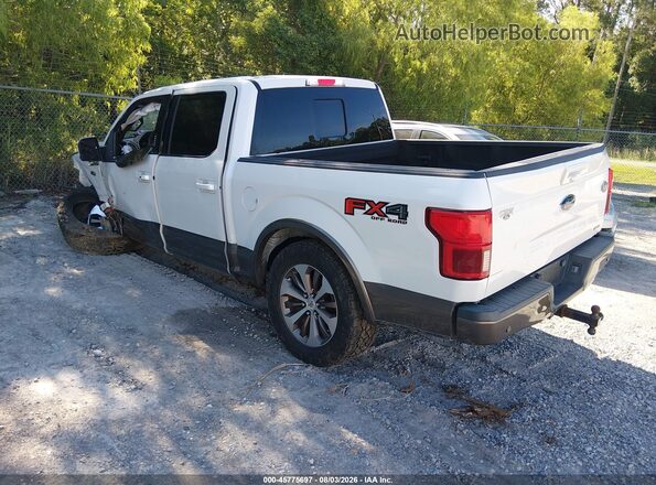 1FTEW1EG1JFD36898 2018 FORD F150 White Trasero izquierdo