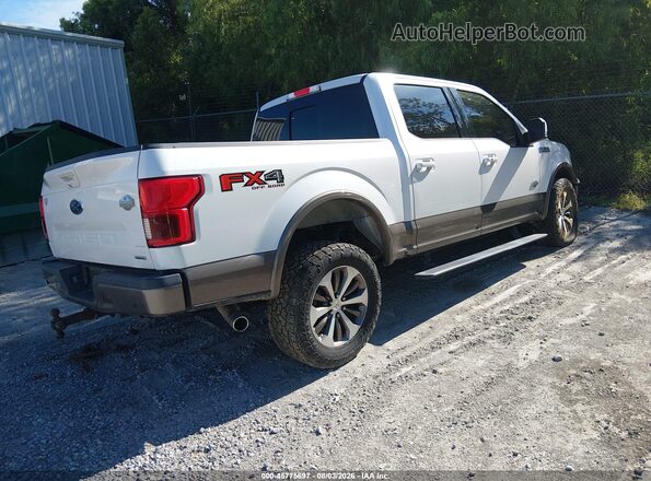1FTEW1EG1JFD36898 2018 FORD F150 White Trasero derecho