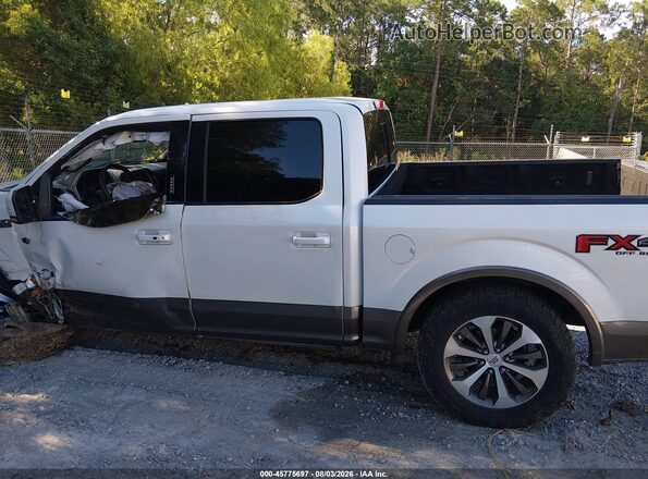 1FTEW1EG1JFD36898 2018 FORD F150 White Vista interior trasera