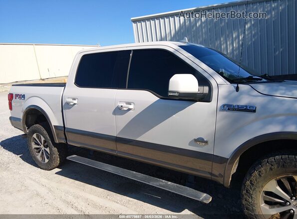 1FTEW1EG1JFD36898 2018 FORD F150 White Vista del cuadro de instrumentos