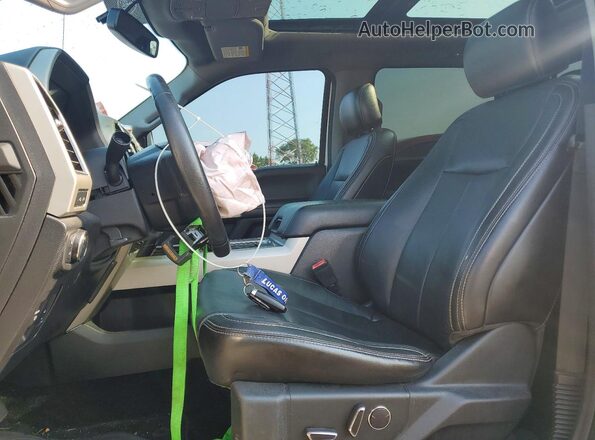 1FTEW1EG1JKC20205 2018 FORD F150 Белый Вид салона спереди