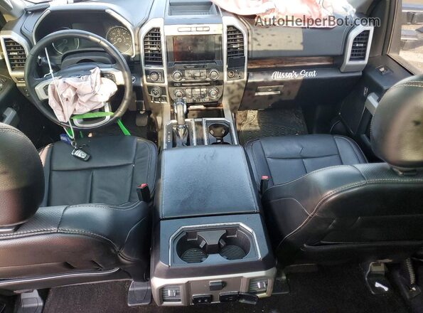 1FTEW1EG1JKC20205 2018 FORD F150 Белый Вид панели приборов