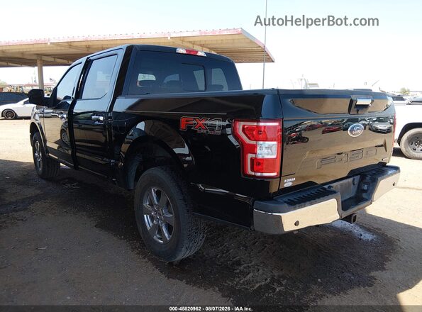 1FTEW1EG1JKF60163 2018 FORD F150 Black უკანა მარცხენა