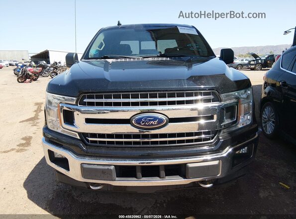 1FTEW1EG1JKF60163 2018 FORD F150 Black ხელსაწყოთა პანელის ხედი