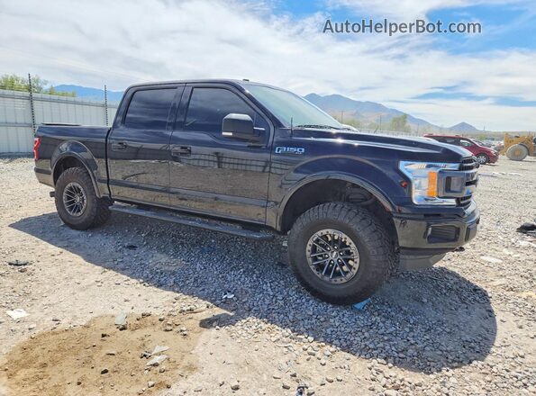 1FTEW1EG1JKF79781 2018 FORD F150 Black Передня права чверть
