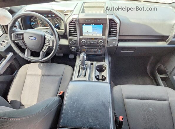 1FTEW1EG1JKF79781 2018 FORD F150 Black Вид панелі приладів