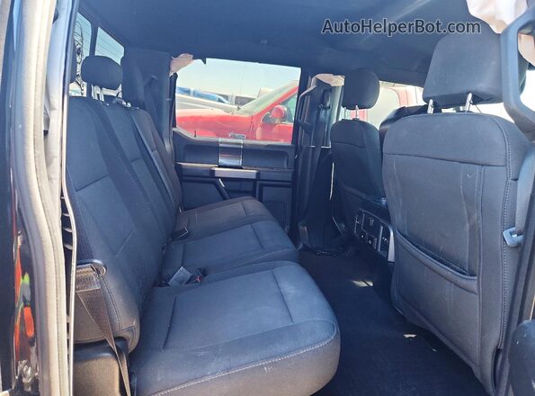 1FTEW1EG1JKF79781 2018 FORD F150 Black Вид задніх сидінь