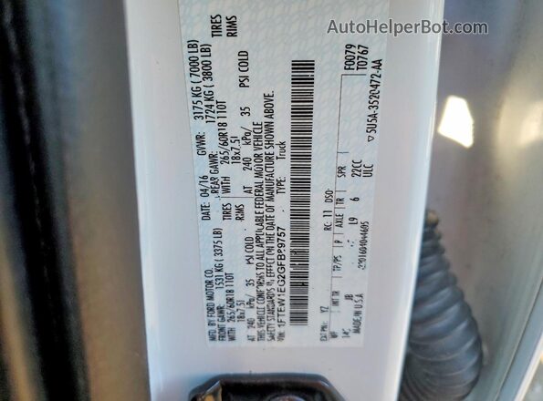 1FTEW1EG2GFB89757 2016 FORD F150 White Widok komory silnika