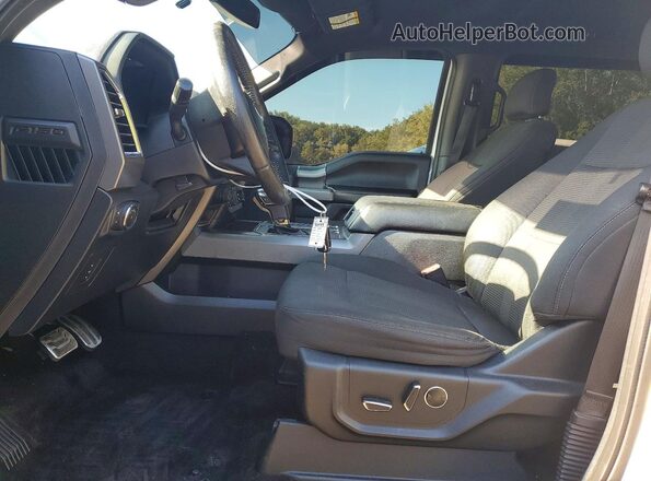 1FTEW1EG2GFB89757 2016 FORD F150 White Widok wnętrza z przodu