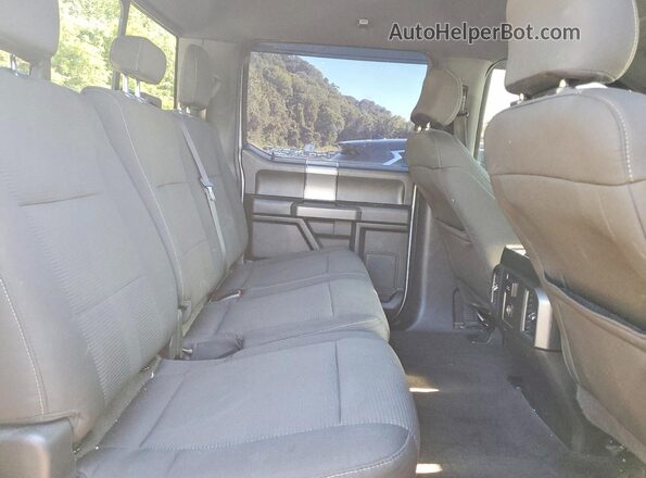 1FTEW1EG2GFB89757 2016 FORD F150 White Widok tylnych siedzeń