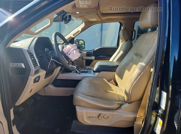 1FTEW1EG2GFB90925 2016 FORD F150 Green წინა სალონის ხედი
