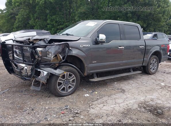 1FTEW1EG2GFC25429 2016 FORD F150 Gray 