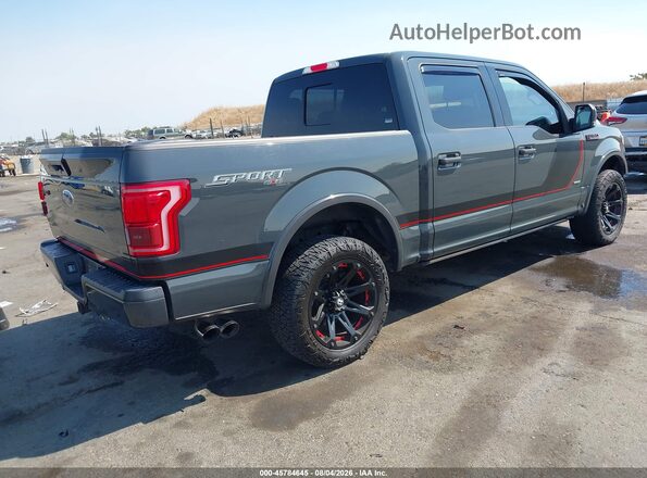 1FTEW1EG2GFC84190 2016 FORD F150 Серый Задняя правая четверть