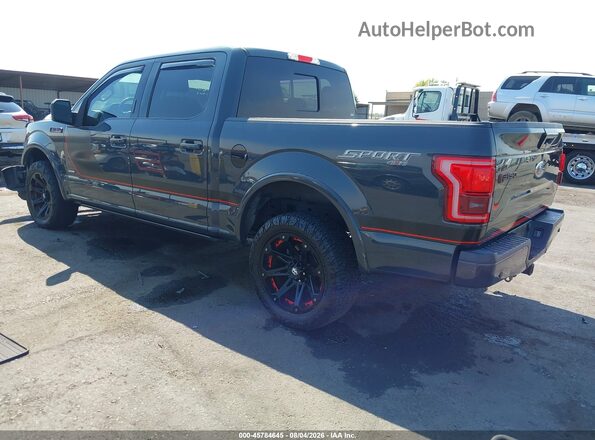 1FTEW1EG2GFC84190 2016 FORD F150 Серый Задняя левая четверть