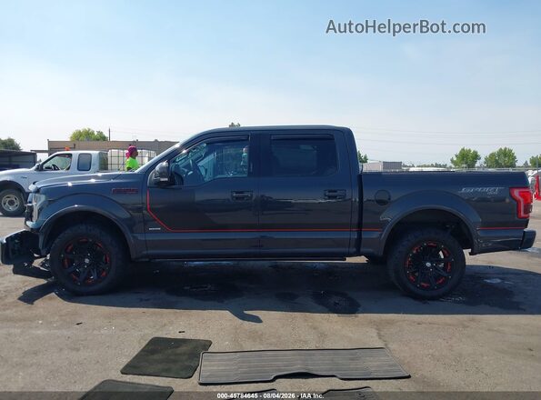 1FTEW1EG2GFC84190 2016 FORD F150 Серый Панорамный вид салона 360°