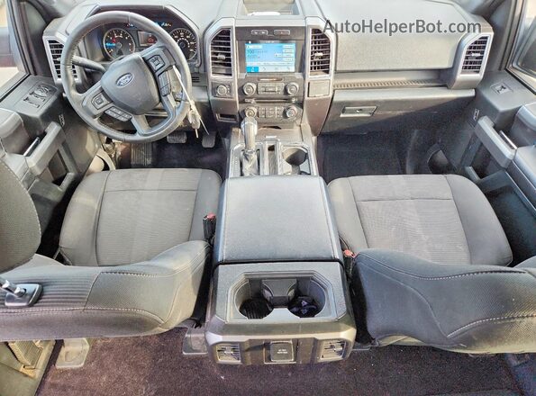 1FTEW1EG2GKD43035 2016 FORD F150 Red Vista del salpicadero