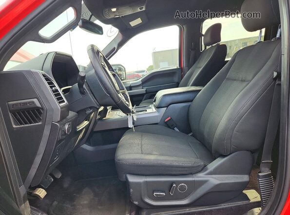 1FTEW1EG2GKD43035 2016 FORD F150 Red Vista interior delantera