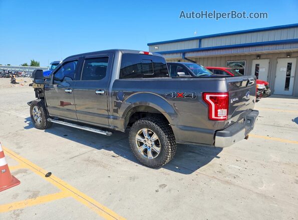 1FTEW1EG2GKF62772 2016 FORD F150 Gray Задня ліва чверть