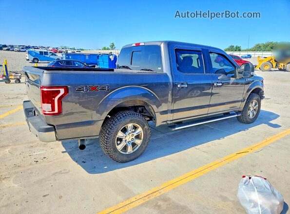 1FTEW1EG2GKF62772 2016 FORD F150 Gray Задня права чверть