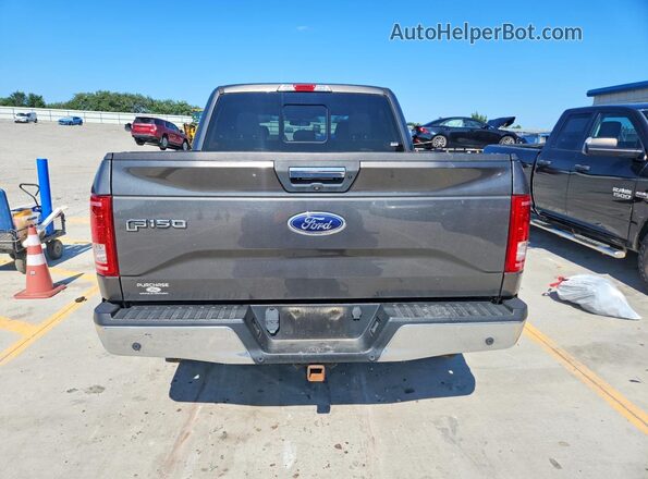 1FTEW1EG2GKF62772 2016 FORD F150 Gray Вид ззаду