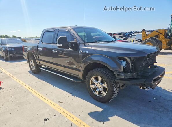 1FTEW1EG2GKF62772 2016 FORD F150 Gray Передня права чверть