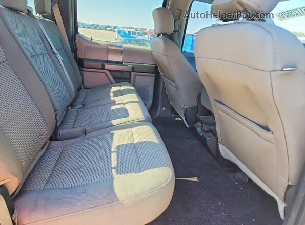 1FTEW1EG2GKF62772 2016 FORD F150 Gray Вид задніх сидінь