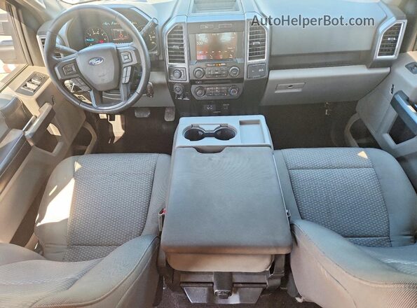 1FTEW1EG2GKF62772 2016 FORD F150 Gray Вид панелі приладів
