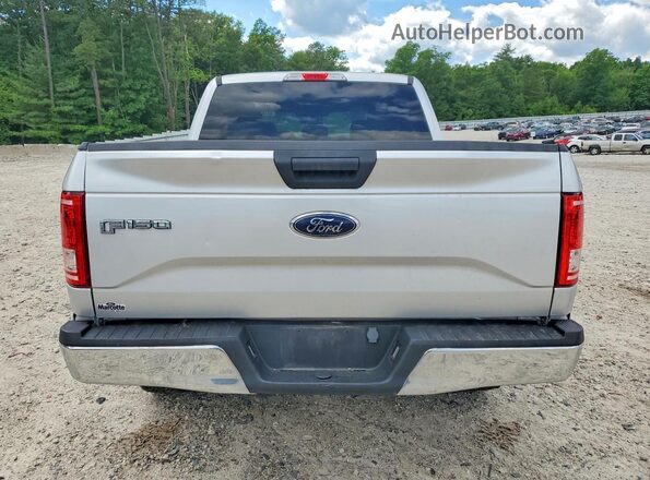 1FTEW1EG2HFC04856 2017 FORD F150 Серебряный Вид сзади