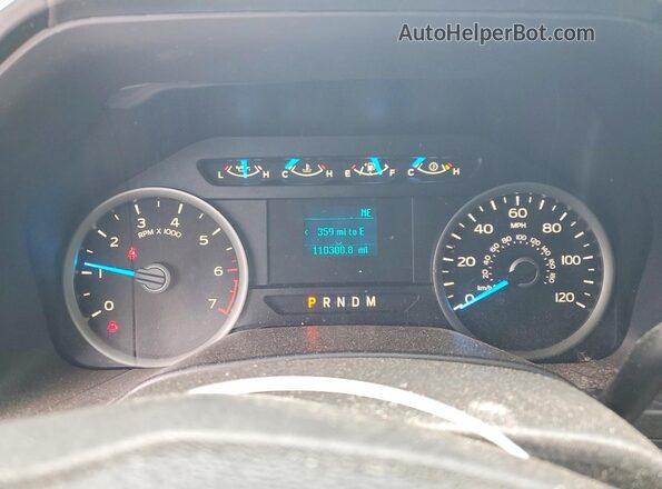 1FTEW1EG2HFC04856 2017 FORD F150 Серебряный Вид щитка приборов
