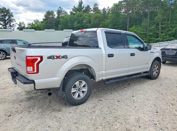 1FTEW1EG2HFC04856 2017 FORD F150 Серебряный Задняя правая четверть
