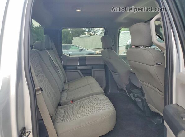 1FTEW1EG2HFC04856 2017 FORD F150 Серебряный Вид задних сидений