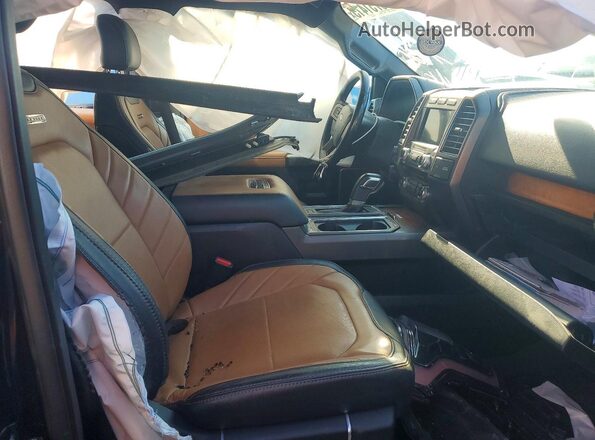 1FTEW1EG2HFC20474 2017 FORD F150 Blue Вид салону спереду