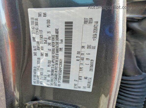 1FTEW1EG2HFC55631 2017 FORD F150 Black Вид підкапотного простору