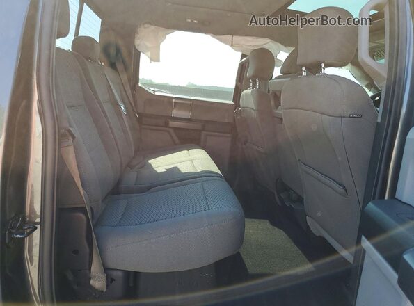 1FTEW1EG2HFC55631 2017 FORD F150 Black Вид задніх сидінь