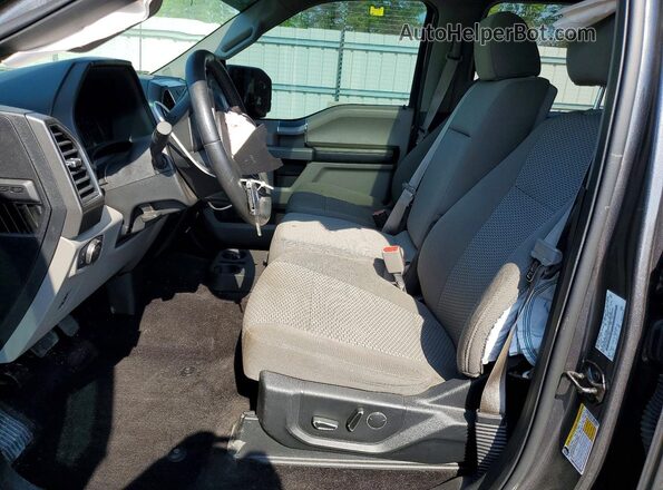 1FTEW1EG2HFC55631 2017 FORD F150 Black Вид салону спереду