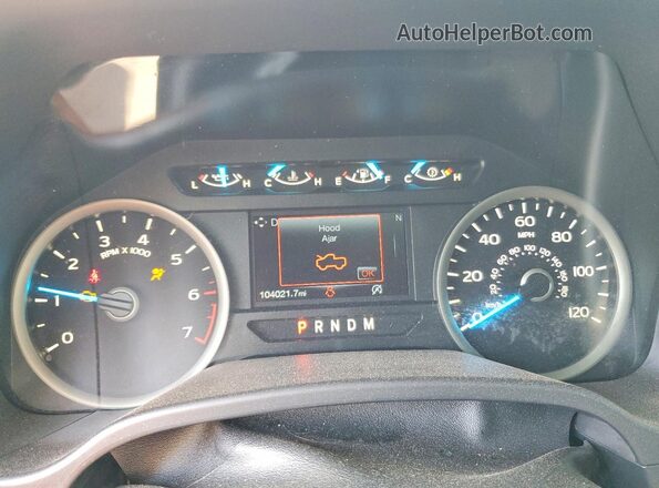 1FTEW1EG2HFC55631 2017 FORD F150 Black Вид щитка приладів