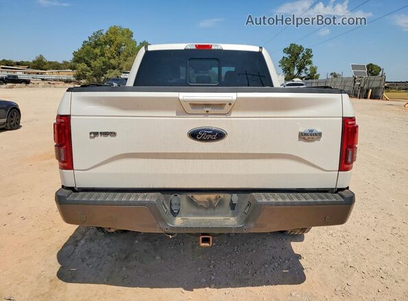 1FTEW1EG2HFC88631 2017 FORD F150 White Widok z tyłu