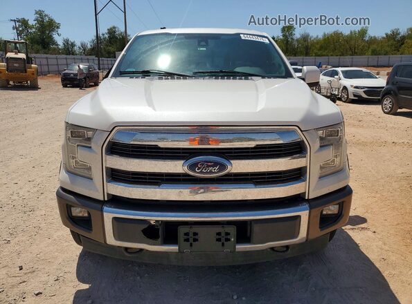 1FTEW1EG2HFC88631 2017 FORD F150 White Widok z przodu