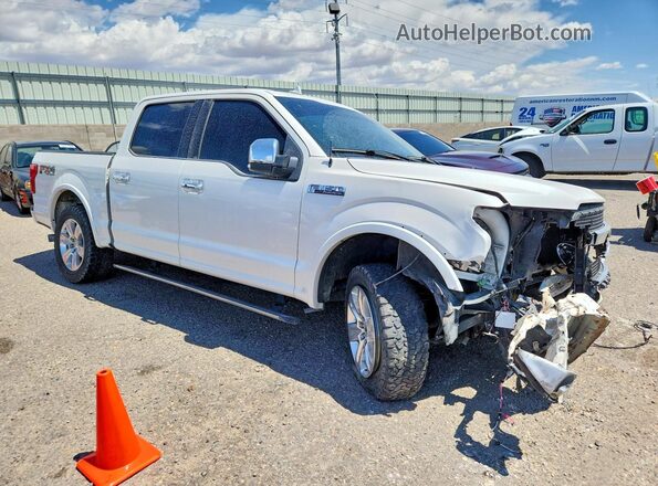 1FTEW1EG2JFA31569 2018 FORD F150 Белый Передняя правая четверть