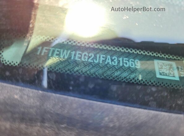 1FTEW1EG2JFA31569 2018 FORD F150 Белый Вид подкапотного пространства