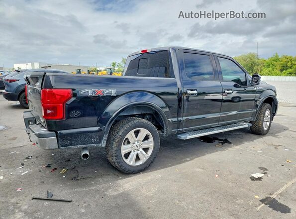 1FTEW1EG2JKC01887 2018 FORD F150 Черный Задняя правая четверть