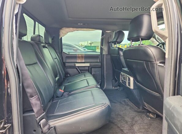 1FTEW1EG2JKC01887 2018 FORD F150 Черный Вид задних сидений